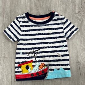 Nautical Striped Kids Shirt